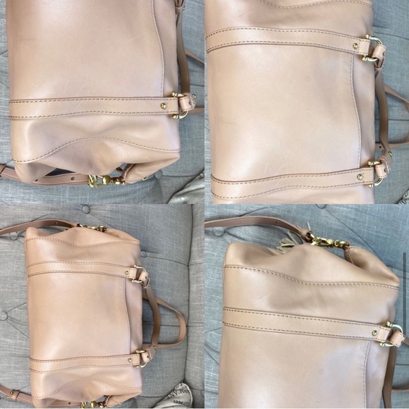 SOLD Brahmin Delaney Satchel Khaki Knoxville - Picture 9 of 16